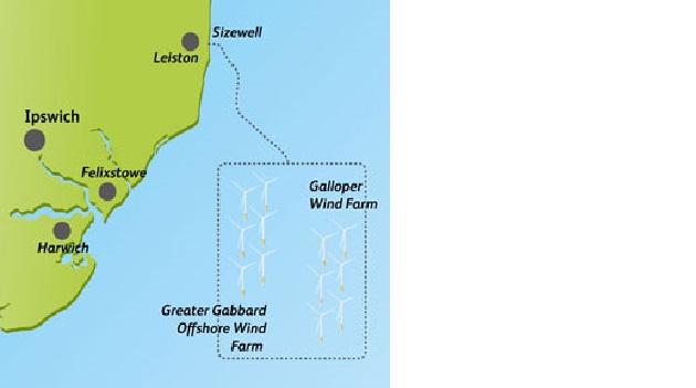 greater gabbard metmast offshore wind farm